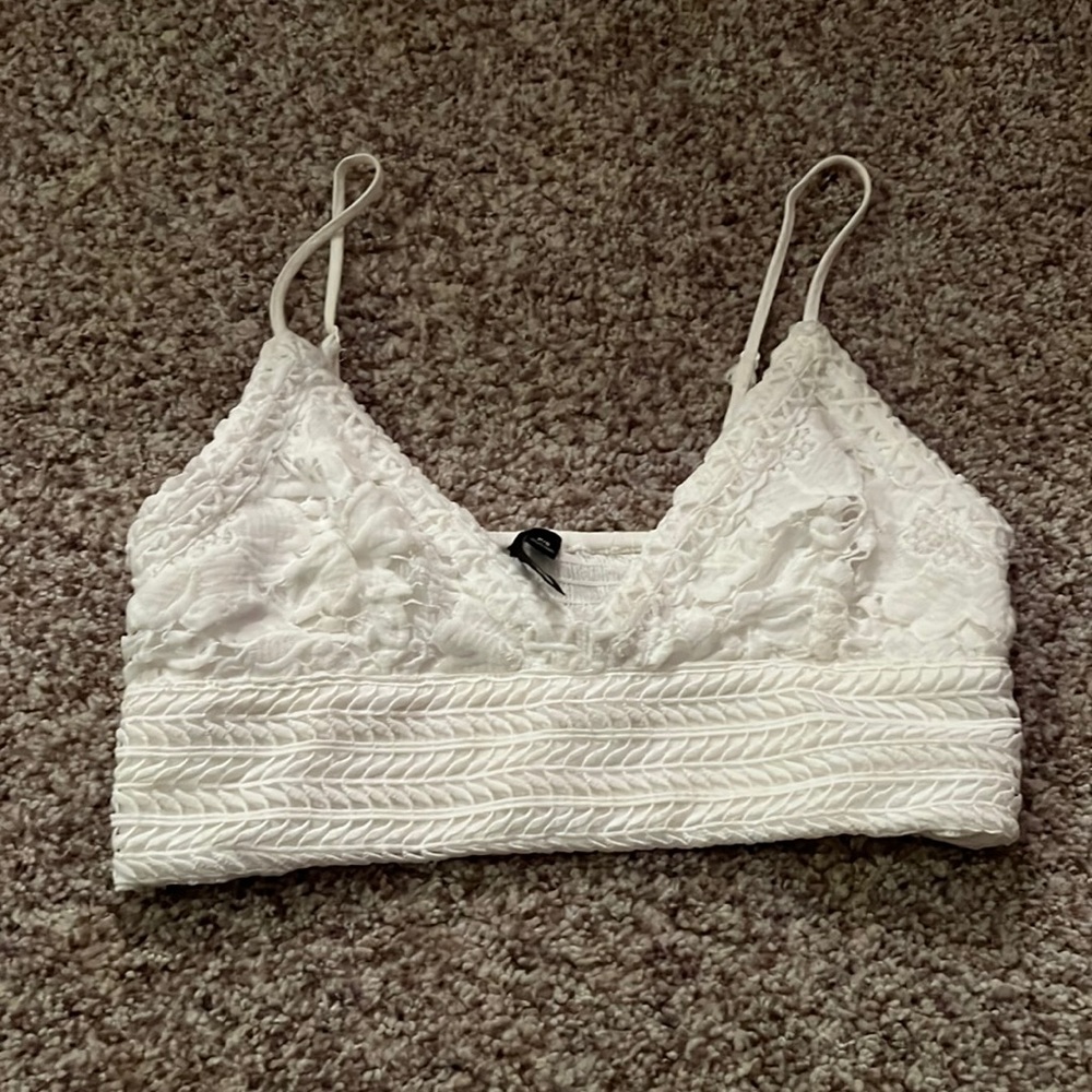 White Crop Top/Bralette